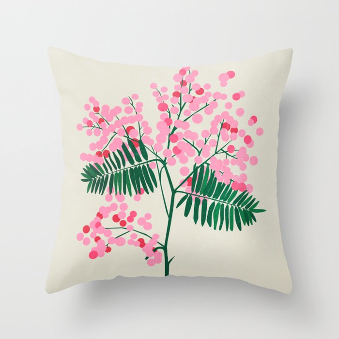 Flower Market 03: Tokyo Throw Pillow Gallery Image 6