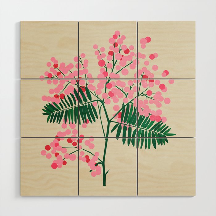 Flower Market 03: Tokyo Wood Wall Art Gallery Image 1