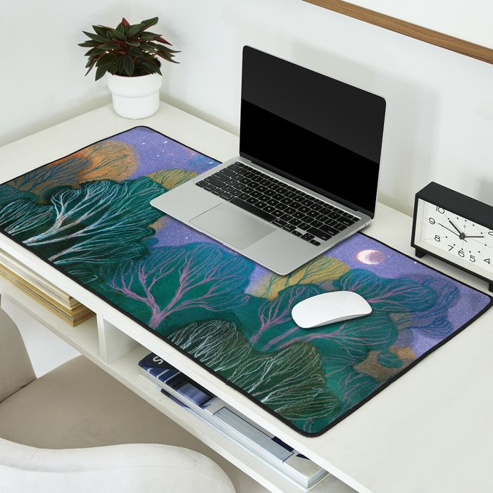 Starlit Woods Desk Mat Gallery Image 2