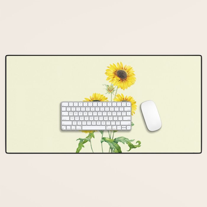 Sunflowers Desk Mat Gallery Image 1