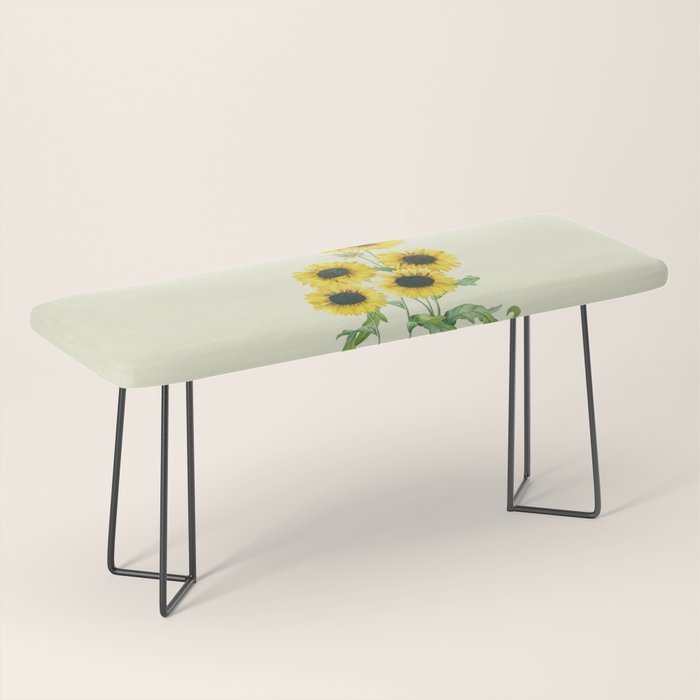 Sunflowers Bench Gallery Image 1