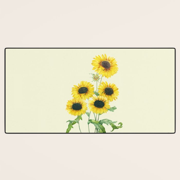 Sunflowers Desk Mat Gallery Image 3