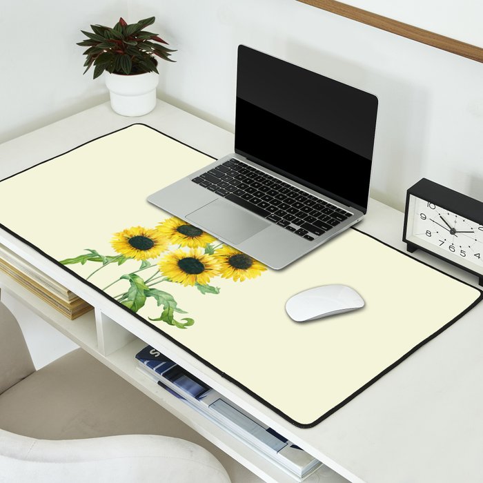 Sunflowers Desk Mat Gallery Image 2