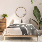Lady Portrait  Comforter Gallery Image 3