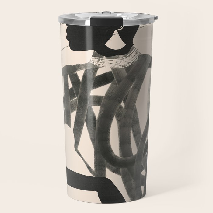 Lady Portrait  Travel Mug Gallery Image 1
