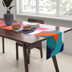 Colorful Flowers Multicolor Floral Table Runner Gallery Image 2