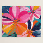 Colorful Flowers Multicolor Floral Jigsaw Puzzle Gallery Image 1