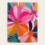 Colorful Flowers Multicolor Floral Poster Gallery Image 4