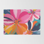 Colorful Flowers Multicolor Floral Rug Gallery Image 2