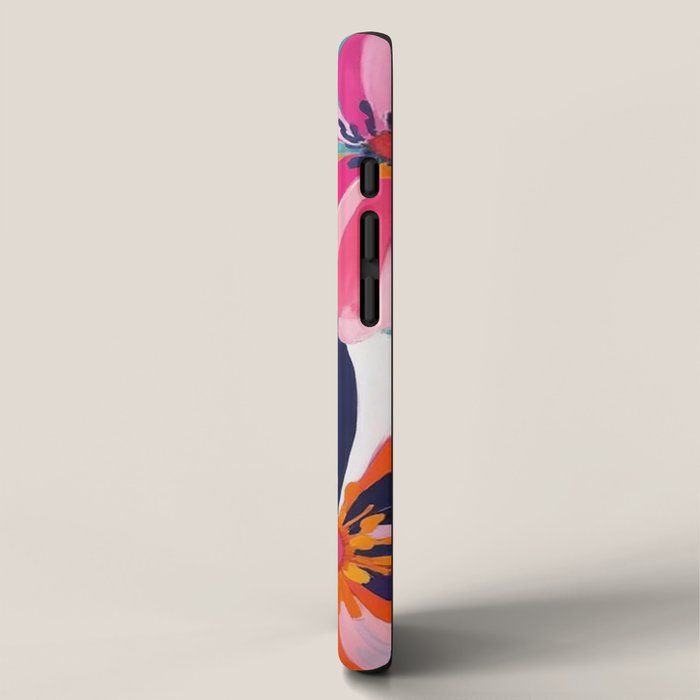 Colorful Flowers Multicolor Floral iPhone Case Gallery Image 2
