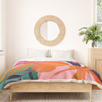 Colorful Flowers Multicolor Floral Duvet Cover Gallery Image 3