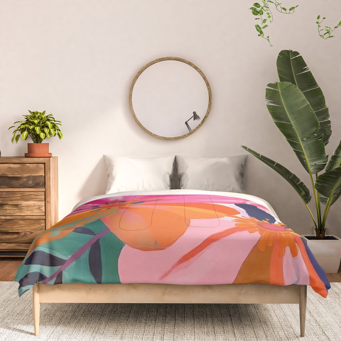 Colorful Flowers Multicolor Floral Comforter Gallery Image 3