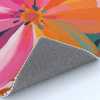 Colorful Flowers Multicolor Floral Rug Gallery Image 4