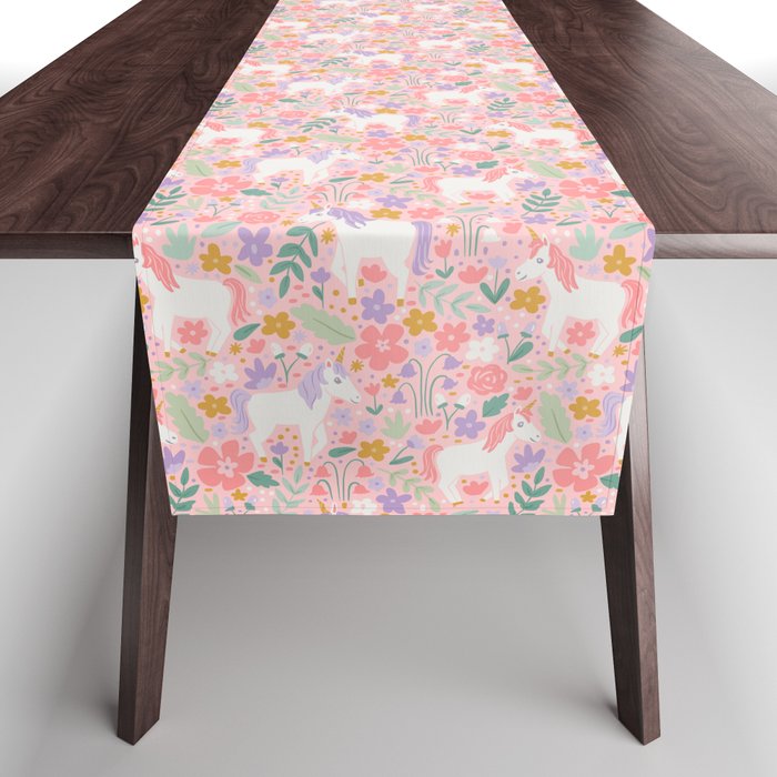 Unicorn Garden Table Runner Gallery Image 1