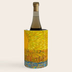 Van Gogh Sunrise over golden fields of wheat; Provence, France landscape painting Wine Chiller Gallery Image 3