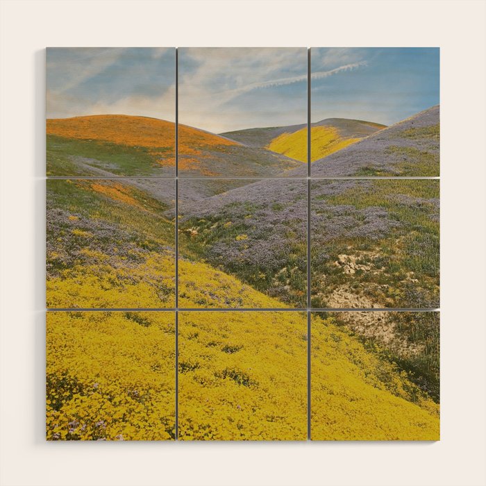 Bloomtown California Wood Wall Art Gallery Image 1