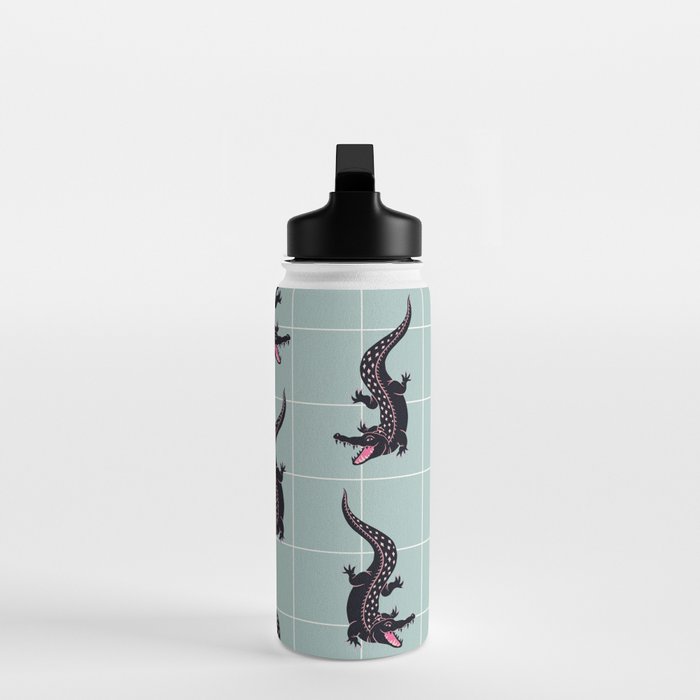 Crocodile - Mint Water Bottle Gallery Image 3