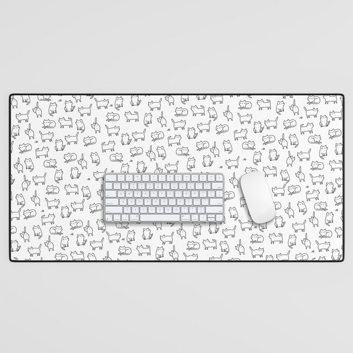 Cats, cats, cats Desk Mat Gallery Image 1