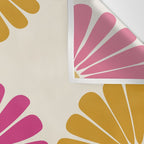 Retro Summer Daisies VII Wall Tapestry Gallery Image 3