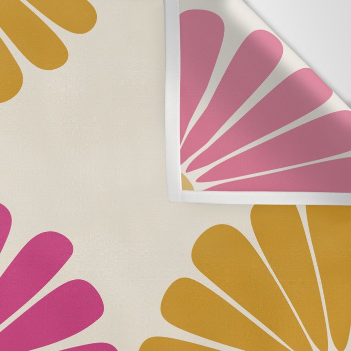 Retro Summer Daisies VII Wall Tapestry Gallery Image 3