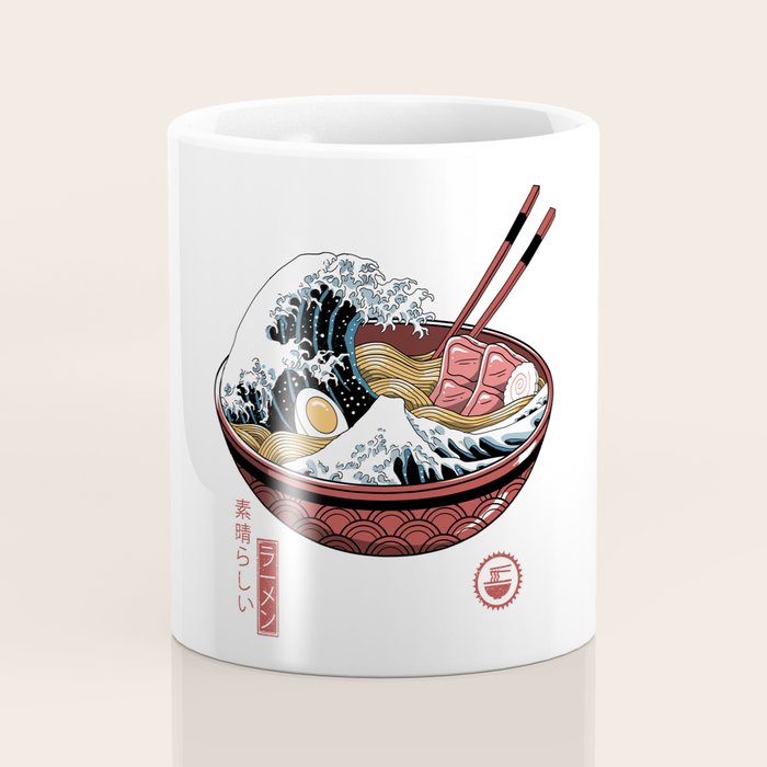 Great Ramen Wave White Coffee Mug Gallery Image 4