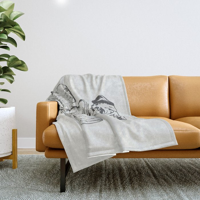 Pug Lift Throw Blanket Gallery Image 1
