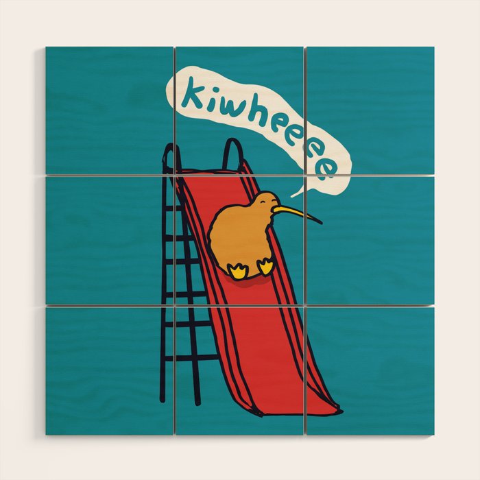 Kiwi Wood Wall Art Gallery Image 1