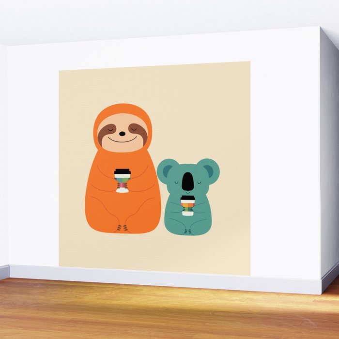 Coffee Buddy Wall Mural Gallery Image 2