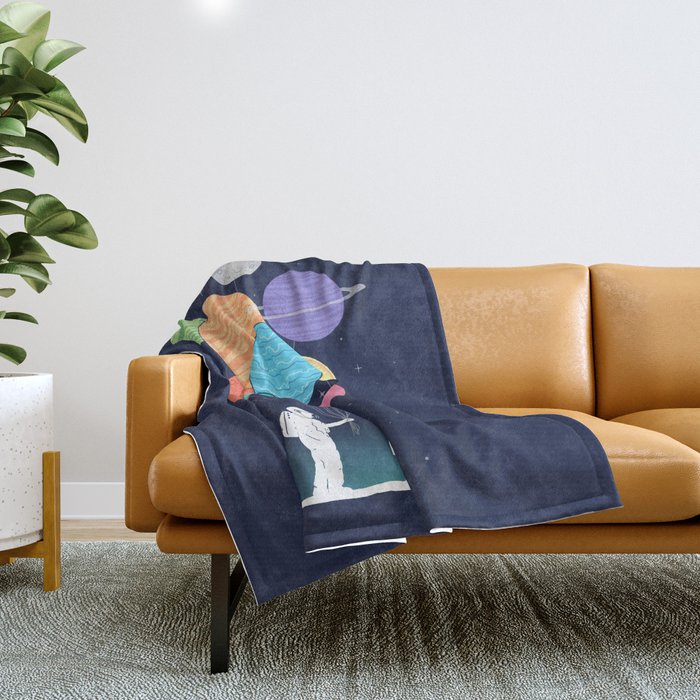You are my universe Throw Blanket Gallery Image 1