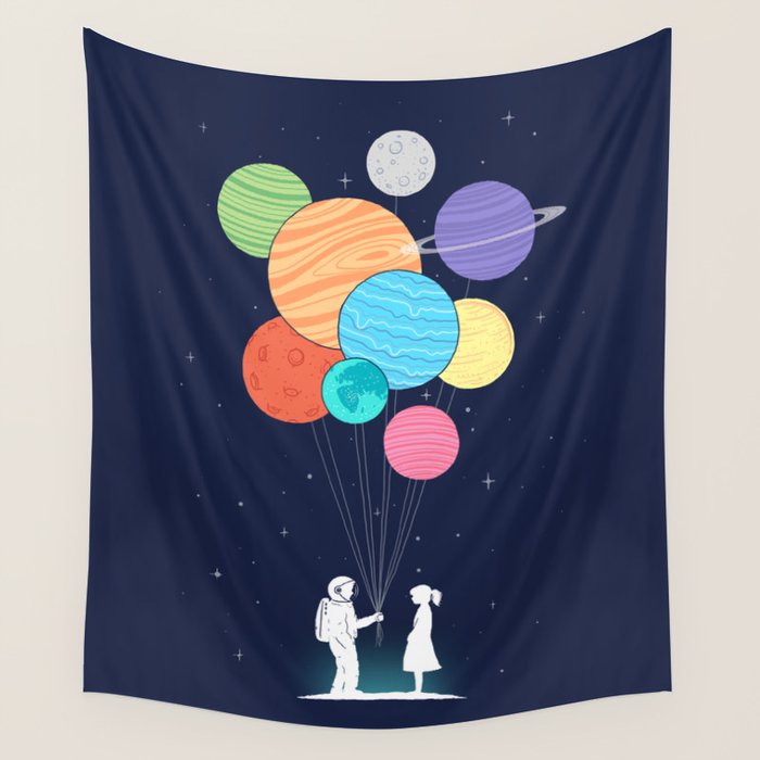 You are my universe Wall Tapestry Gallery Image 1