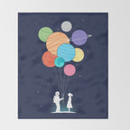 You are my universe Throw Blanket Gallery Image 2