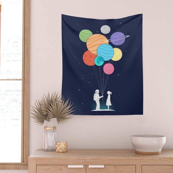 You are my universe Wall Tapestry Gallery Image 2