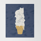 Meowlting Throw Blanket Gallery Image 2