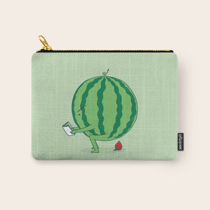The Making of Strawberry Carry All Pouch Gallery Image 1