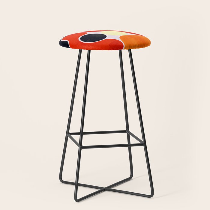 Mid-century geometry no4 Stool Gallery Image 1