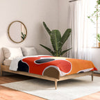 Mid-century geometry no4 Comforter Gallery Image 2