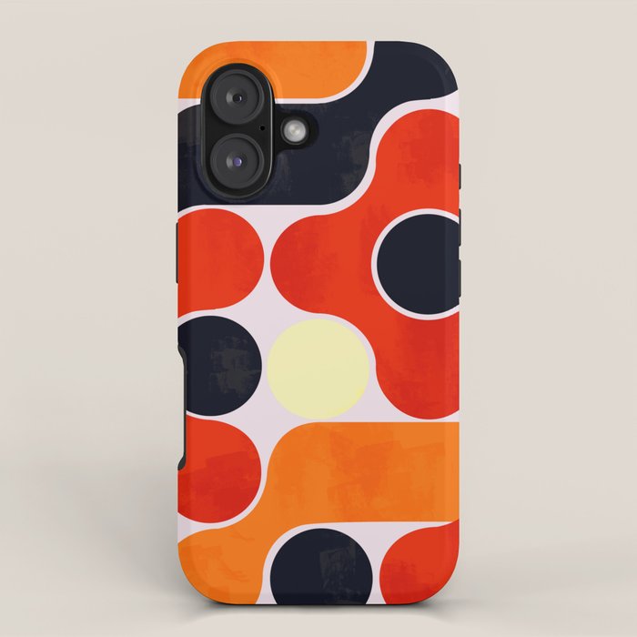 Mid-century geometry no4 iPhone Case Gallery Image 1