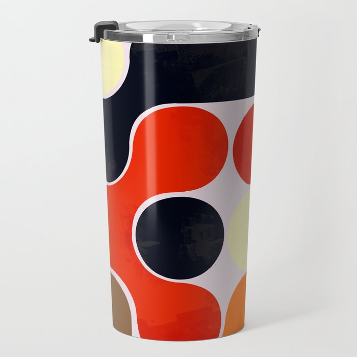 Mid-century geometry no4 Travel Mug Gallery Image 3