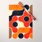 Mid-century geometry no4 Wrapping Paper Gallery Image 1