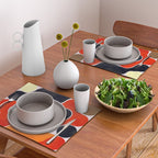 Mid-century geometry no4 Placemat Gallery Image 2