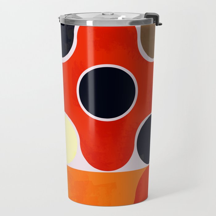 Mid-century geometry no4 Travel Mug Gallery Image 2
