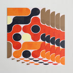Mid-century geometry no4 Wrapping Paper Gallery Image 3