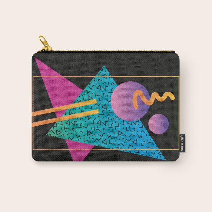 Memphis Pattern 24 - 80s / 90s Retro Carry All Pouch Gallery Image 1