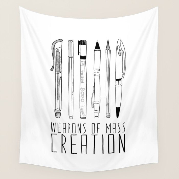 weapons of mass creation Wall Tapestry Gallery Image 4