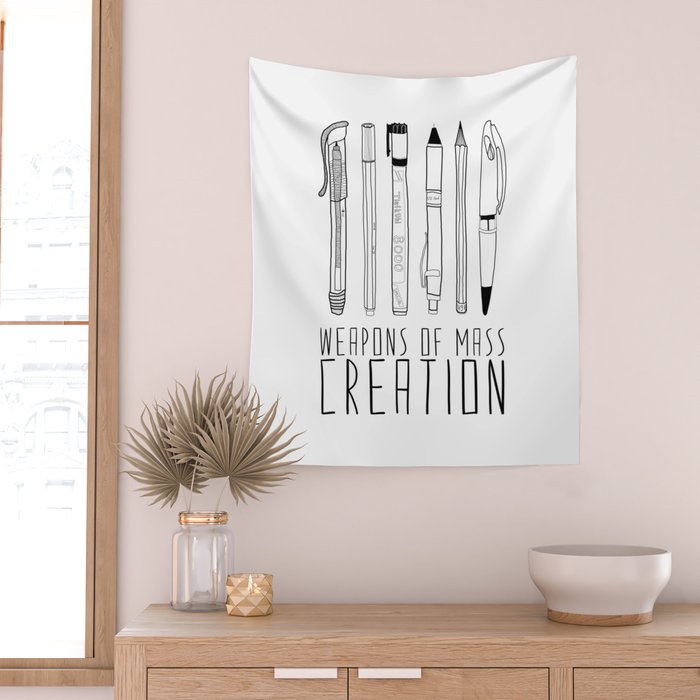 weapons of mass creation Wall Tapestry Gallery Image 2