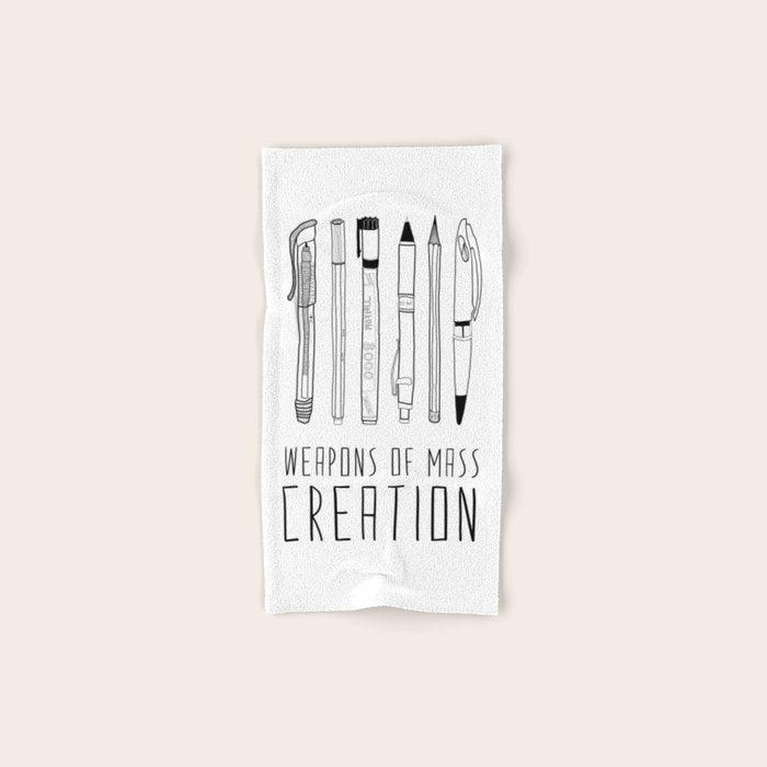 weapons of mass creation Bath Towel Gallery Image 1