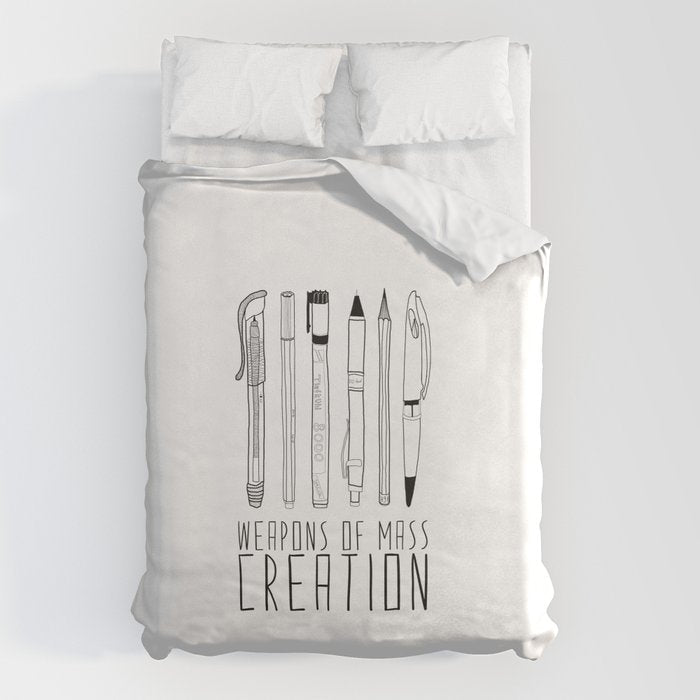 weapons of mass creation Duvet Cover Gallery Image 6