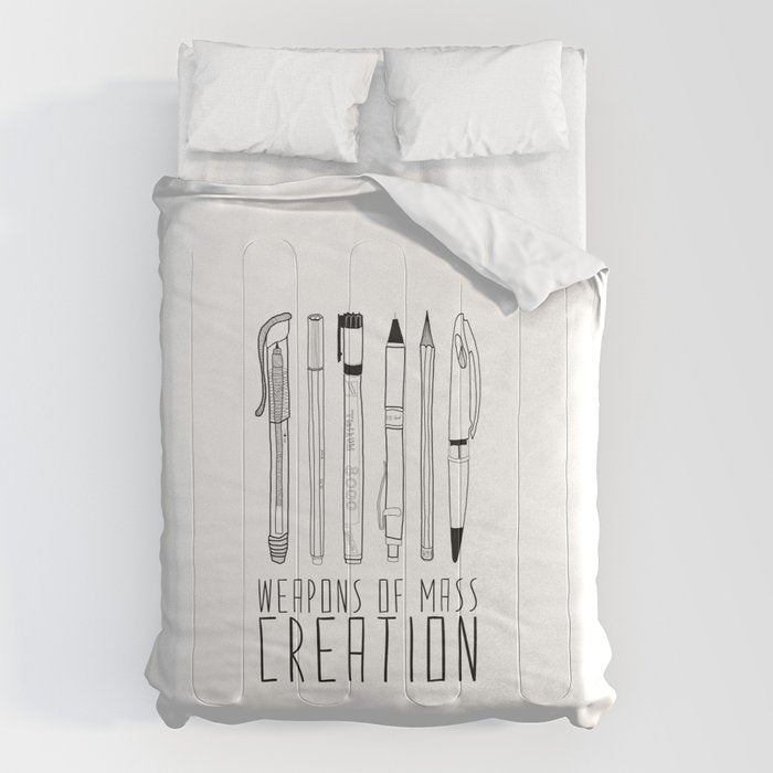 weapons of mass creation Comforter Gallery Image 6