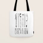 weapons of mass creation Tote Bag Gallery Image 1