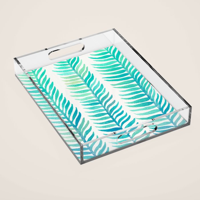 Seafoam Seaweed Acrylic Tray Gallery Image 1